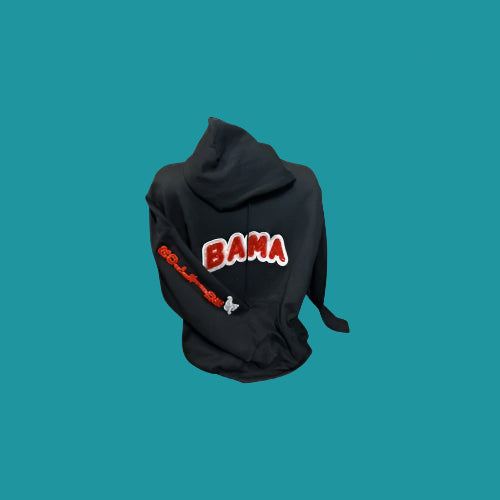 Crimson Tide BAMA Hoody - Front, Back and Arm Design
