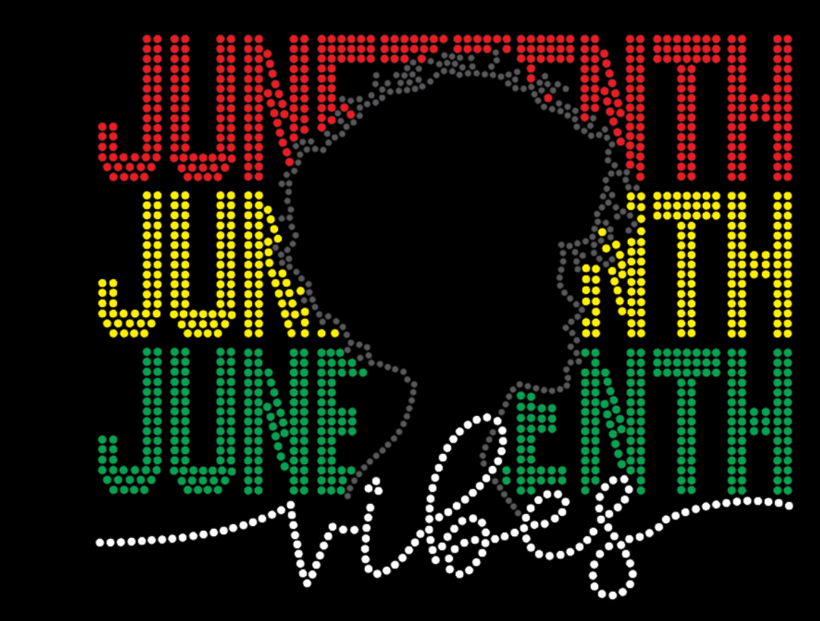 Juneteenth Vibes Rhinestone T-Shirt