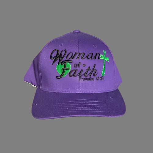 Women Of Faith Poverbs 31:30 Cap - Wild Stitches Huntsville